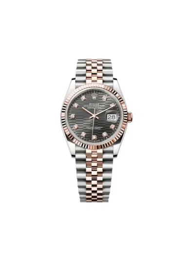 Pre-owned Rolex 2023 Datejust 36mm In Black