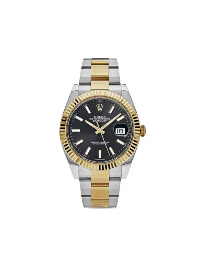 Pre-owned Rolex 2023  Datejust 41mm In Black