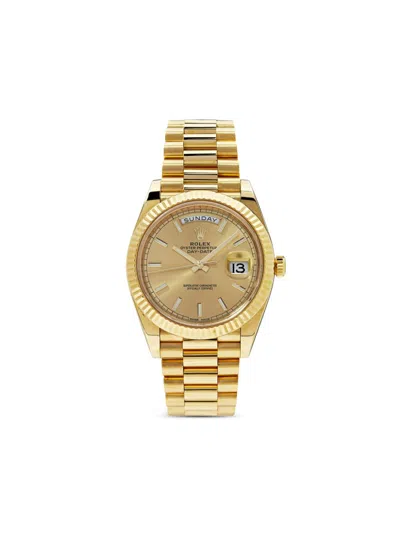 Pre-owned Rolex 2023  Day-date 40mm In Gold