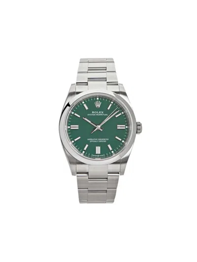 Pre-owned Rolex 2023  Oyster Perpetual 36mm In Green