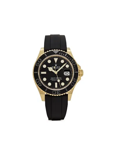 Pre-owned Rolex 2023  Yacht-master 42mm In Black