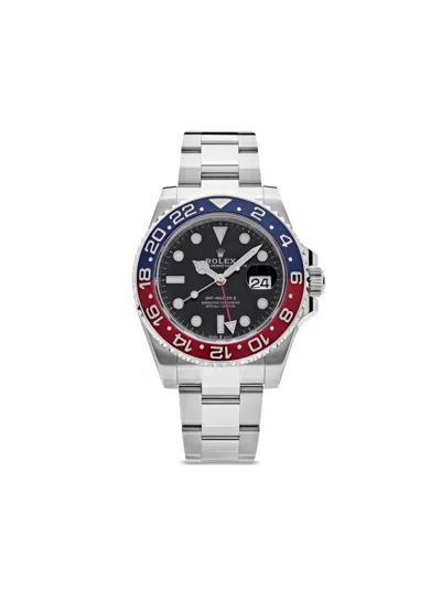 Pre-owned Rolex 2023 Unworn Gmt-master Ii Pepsi 40mm In Black