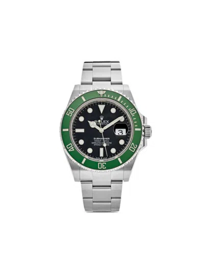 Pre-owned Rolex 2023 Unworn Submariner Date 41mm In Black