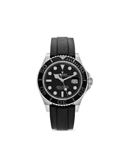 Pre-owned Rolex 2023 Unworn Yacht-master 42mm In Black