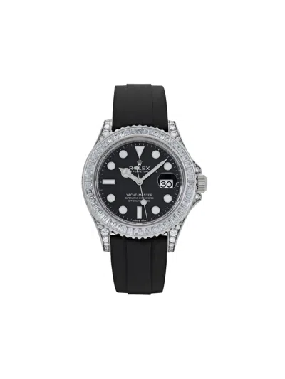 Pre-owned Rolex 2023 Yacht-master 42mm In Black