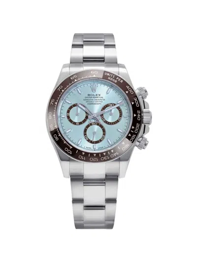 Pre-owned Rolex 2024 Daytona 40mm Watch In Blue