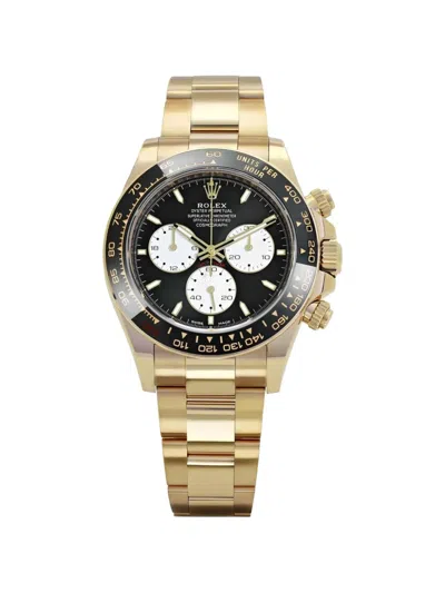 Pre-owned Rolex 2024 Daytona Black Dial 40mm Watch
