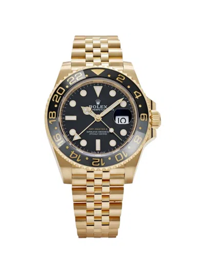 Pre-owned Rolex 2024 Gmt-master Ii Jubilee 40mm Watch In Gold