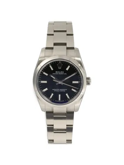 Pre-owned Rolex 2024 Oyster Perpetual 31mm Watch In Black