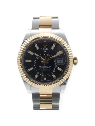 Pre-owned Rolex 2024 Sky-dweller 42mm Watch In Black