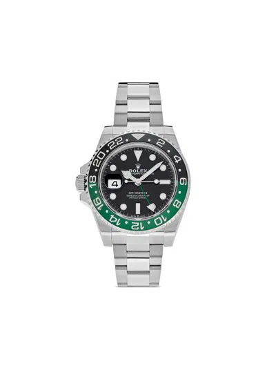 Pre-owned Rolex 2024 Unworn Gmt-master Ii Sprite Lefty 40mm In Black