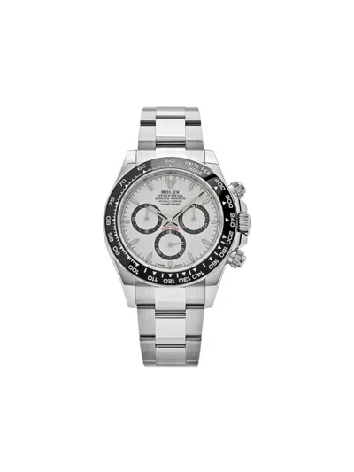 Pre-owned Rolex 2025 Cosmograph Daytona 40mm In White