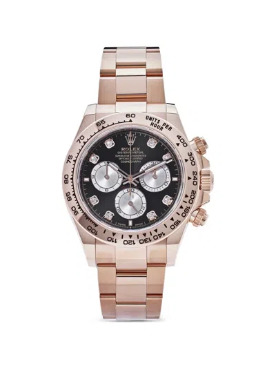 Pre-owned Rolex 2025 Daytona 40mm Watch In Black