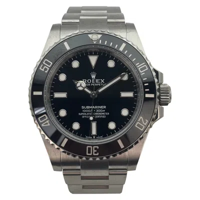Pre-owned Rolex 2026  Submariner 41mm Oystersteel Ceramic Bezel Watch 124060 Full Set In Multiple
