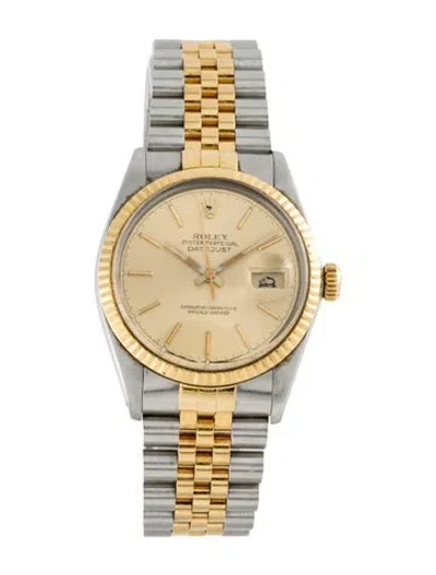 Pre-owned Rolex , 36mm In Multi