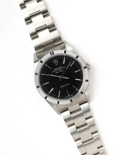 Rolex Air-king 34mm Ref 14010 Full Set 2004 Watch In Metallic