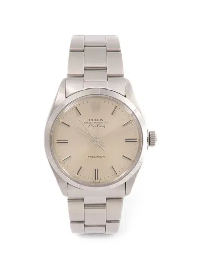 Pre-owned Rolex Air King 34mm Watch In Neutrals