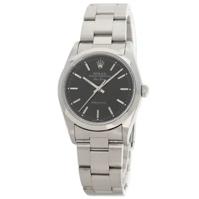 Pre-owned Rolex Airking Stainless Steel Wristwatch () In Multi