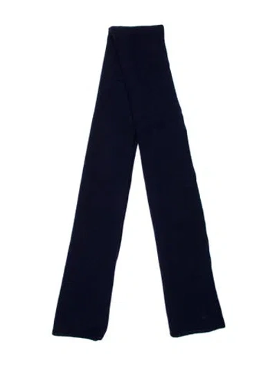 Pre-owned Rolex Cashmere Scarf In Blue
