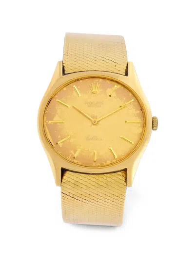 Pre-owned Rolex Cellini 31mm Watch In Gold