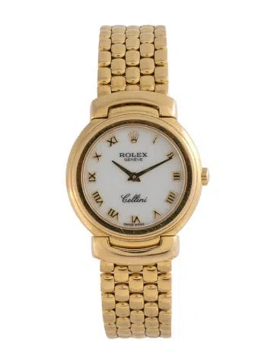 Pre-owned Rolex Cellini Cellissima Watch, 26mm In Multicolor