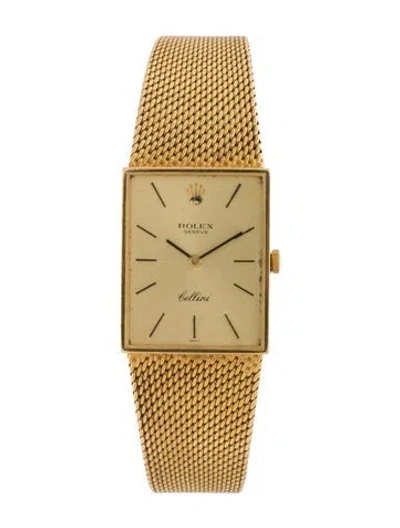 Pre-owned Rolex Cellini Watch, 23mm In Multi