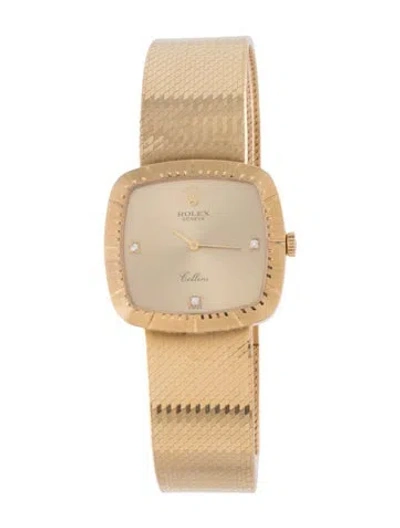 Pre-owned Rolex Cellini Watch, 30mm In Multi
