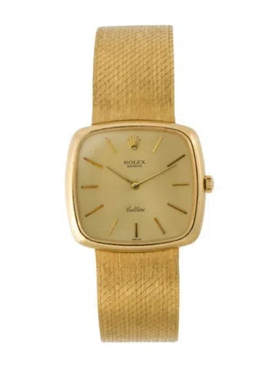 Pre-owned Rolex Cellini Watch, 30mm In Multi