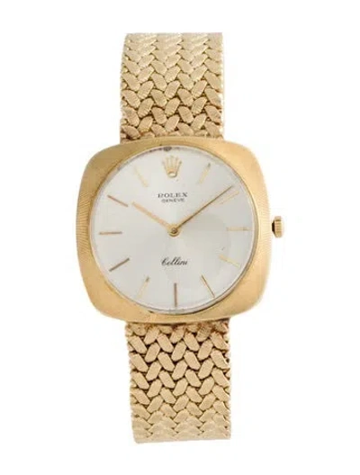Pre-owned Rolex Cellini Watch, 31mm In Multi