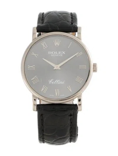 Pre-owned Rolex Cellini Watch, 32mm In Multicolor