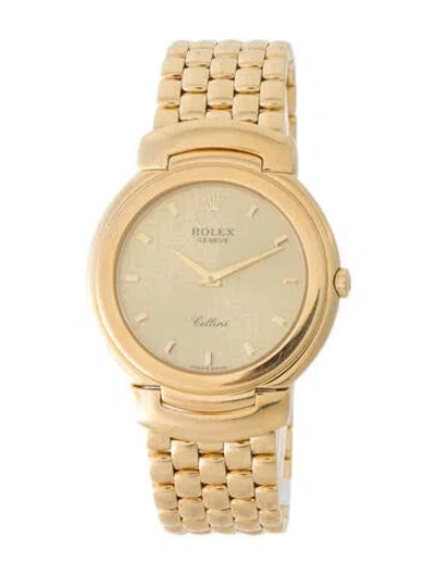 Pre-owned Rolex Cellini Watch, 33mm In Multi