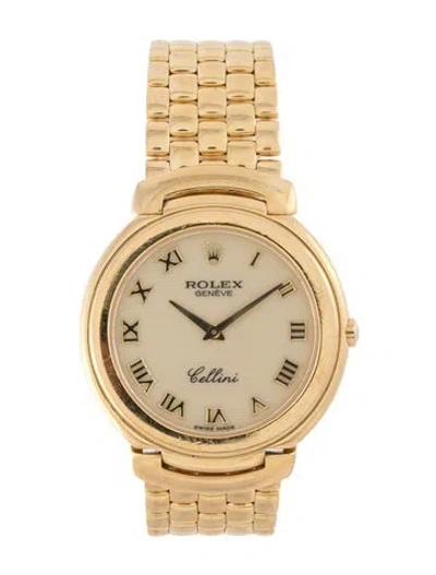 Pre-owned Rolex Cellini Watch, 38mm In Multi