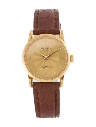 Pre-owned Rolex Cellini Watch In Multi