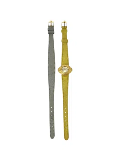 Pre-owned Rolex Chameleon Precision 16mm Watch In Gold
