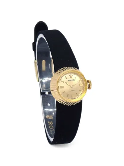 Pre-owned Rolex Chameleon Precision 16mm Watch In Gold