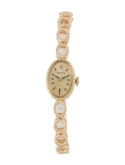 Pre-owned Rolex Cocktail Watch, 14mm In Multicolor