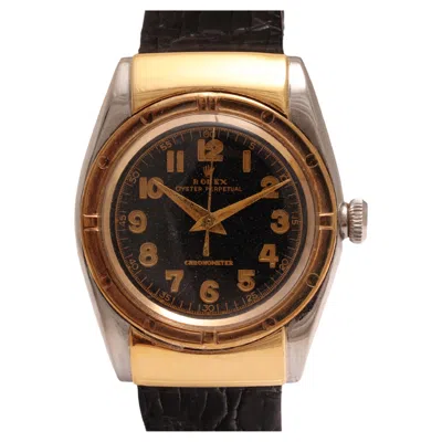 Pre-owned Rolex Collectors Hooded Bubble Back, 1st  Automatic, 1940 S, Reference 2940 In Multi