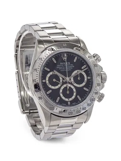 Pre-owned Rolex Cosmograph Daytona 40mm Watch In Black