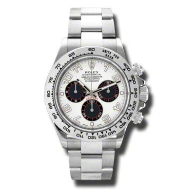 Rolex Cosmograph Daytona Automatic Men's 18 Carat White Gold Oyster Watch 116509wao In Metallic