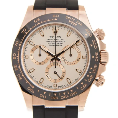 Rolex Cosmograph Daytona Chronograph Automatic Chronometer White Dial Men's Watch 116515lnir In Gold