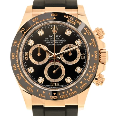 Rolex Cosmograph Daytona Chronograph Automatic Diamond Men's Watch 116515bkdr In Gold