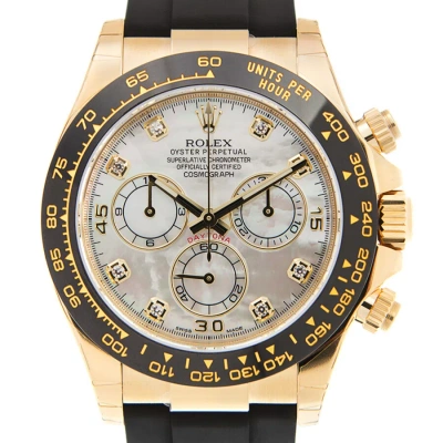Rolex Cosmograph Daytona Chronograph Automatic Diamond Men's Watch 116518 Mdr In Black