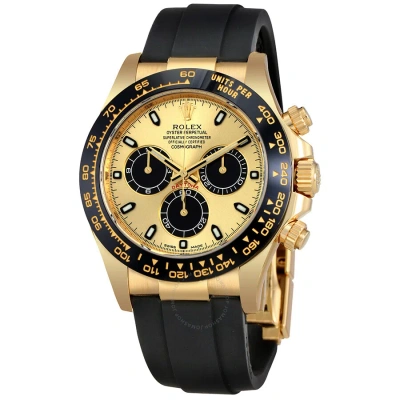 Rolex Cosmograph Daytona Chronograph Automatic Oysterflex Men's Watch 116518cbksr In Black