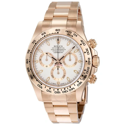 Rolex Cosmograph Daytona Ivory Dial 18k Everose Gold Oyster Bracelet Automatic Men's Watch 116505ivs