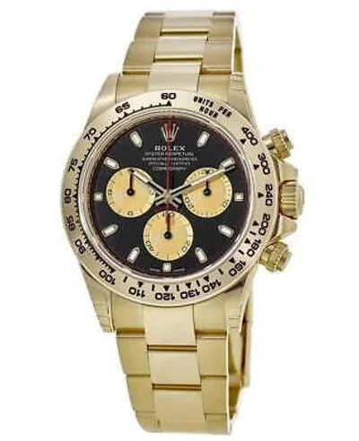 Pre-owned Rolex Cosmograph Daytona Paul Newman Black Dial Men's Watch M116508-0009