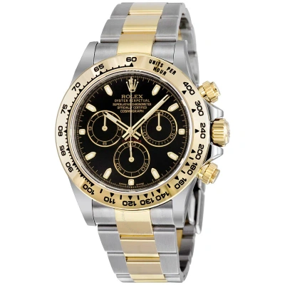 Rolex Cosmograph Daytona Steel And 18k Yellow Gold Oyster Men's Watch 116503bkso In Multi