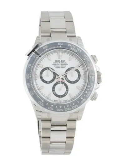 Pre-owned Rolex Cosmograph Daytona Watch, 40mm In Multi