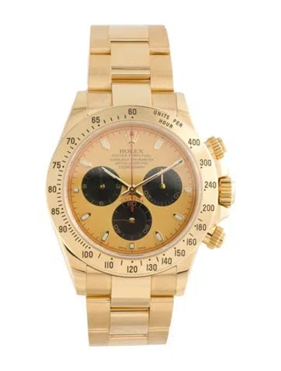 Pre-owned Rolex Cosmograph Daytona Watch, 40mm In Multi