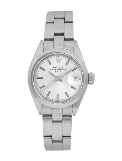 Pre-owned Rolex Date Watch, 26mm In Multi