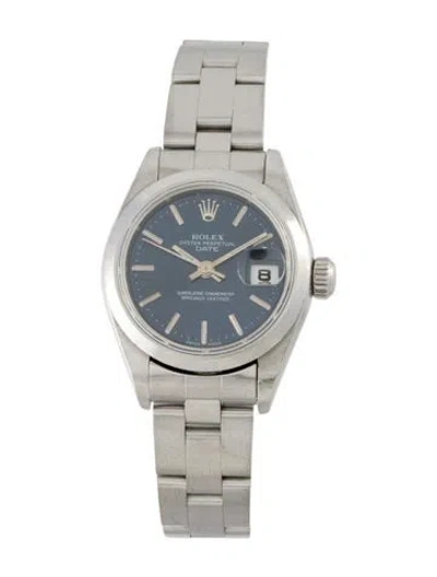 Pre-owned Rolex Date Watch, 26mm In Multi